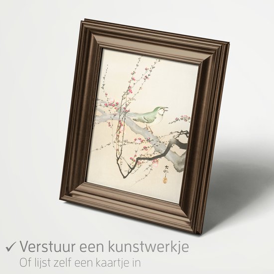 Wenskaarten set Vogelprenten - 12 dubbele kaarten met enveloppen - zonder boodschap