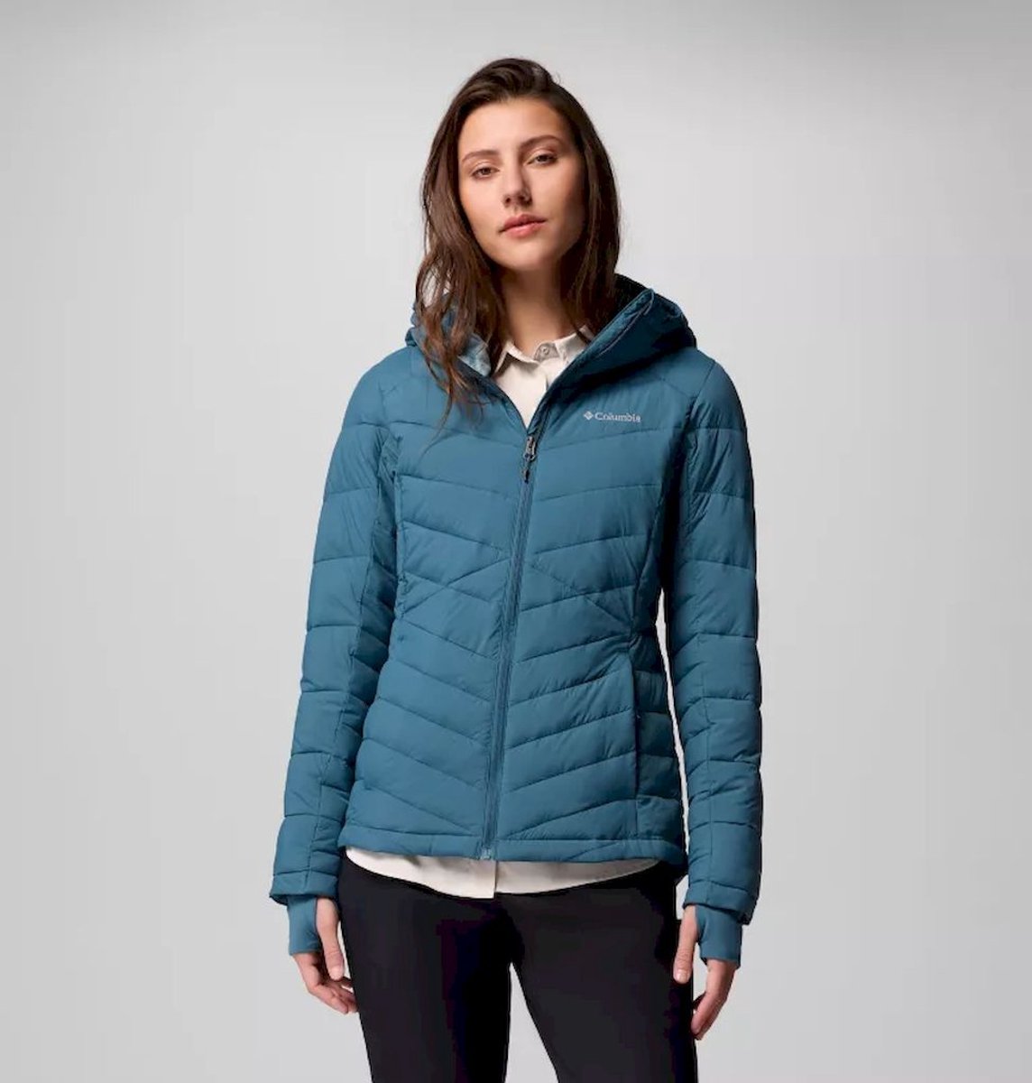 COLUMBIA joy peak ii hooded jacket Functioneel jack dames Blauw