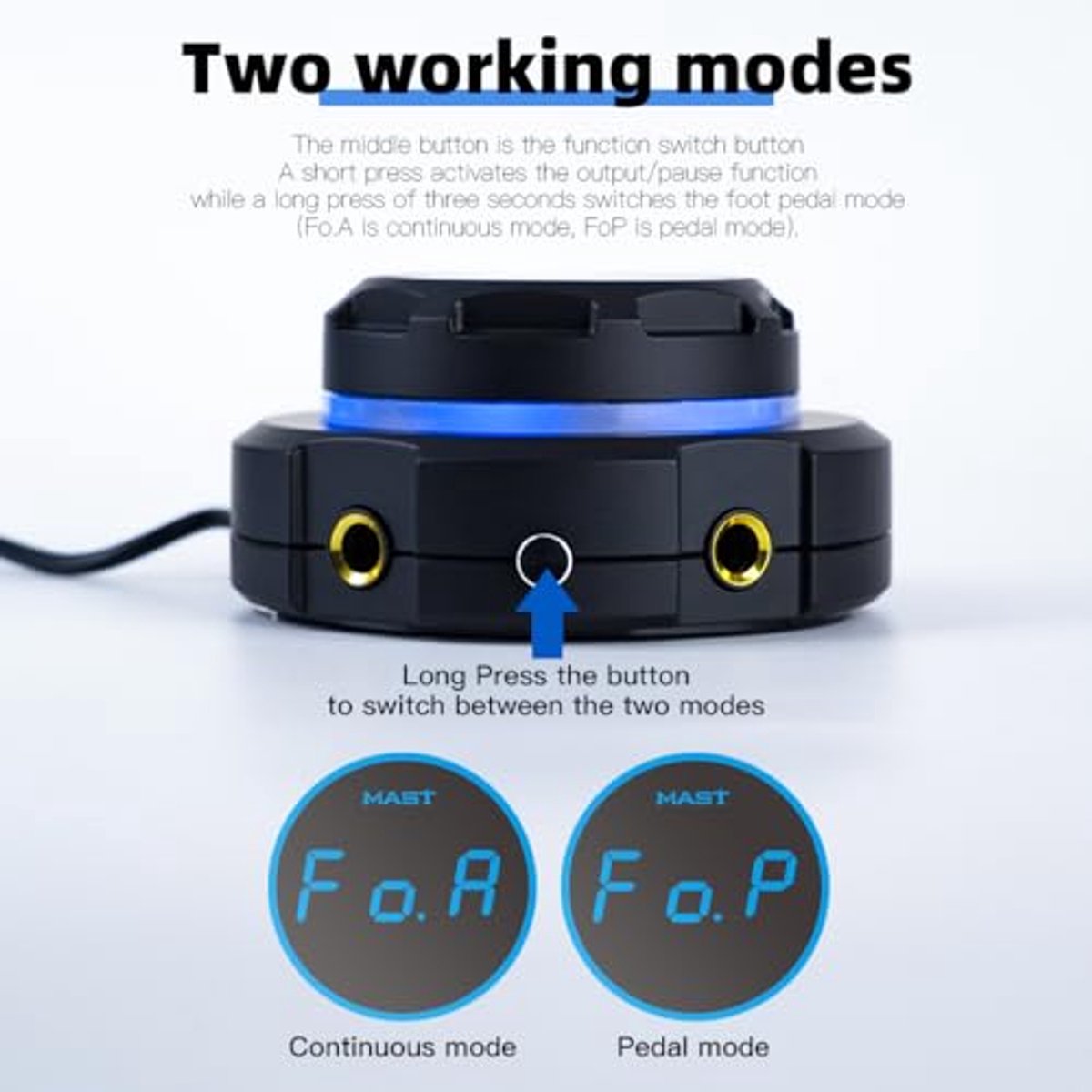 Tattoo Voeding Met Lcd-Scherm En 2A Sterke Stroom Voor Tattoo Machines - afbeelding 7