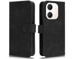 Coverup Hoesje - Geschikt voor OPPO A5x Hoesje - Coverup Book Case - Zwart