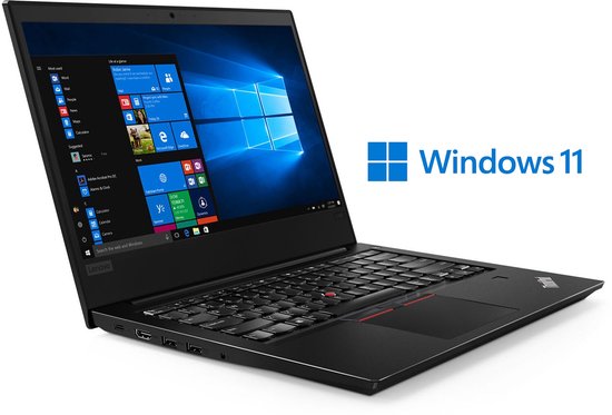 Lenovo Thinkpad E480 - i5-8250U - 16 GB - 256 GB SSD - 14.1'' - HDMI - Windows 11 - Lenovo - Hoofdafbeelding