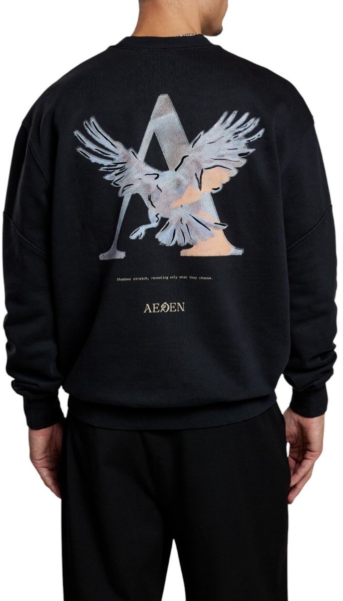 Aeden Heren Trui Zwart A22243092/1 Arnaud Sweater