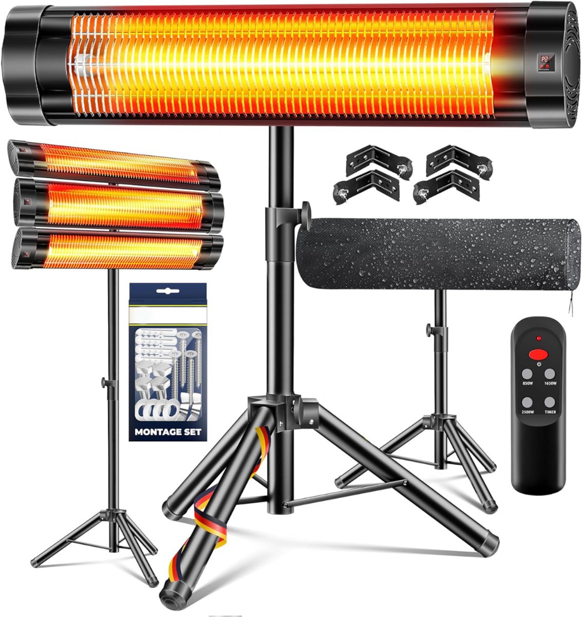 mavoa® Terrasverwarmers - Terrasheater - Infrarood heater (2500 W)