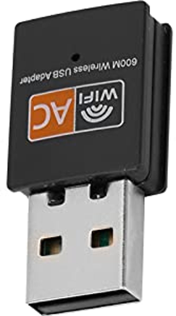 Draadloze USB Wifi Adapter AC600M - Dual-Band Netwerkkaart voor Snelle Verbindingen