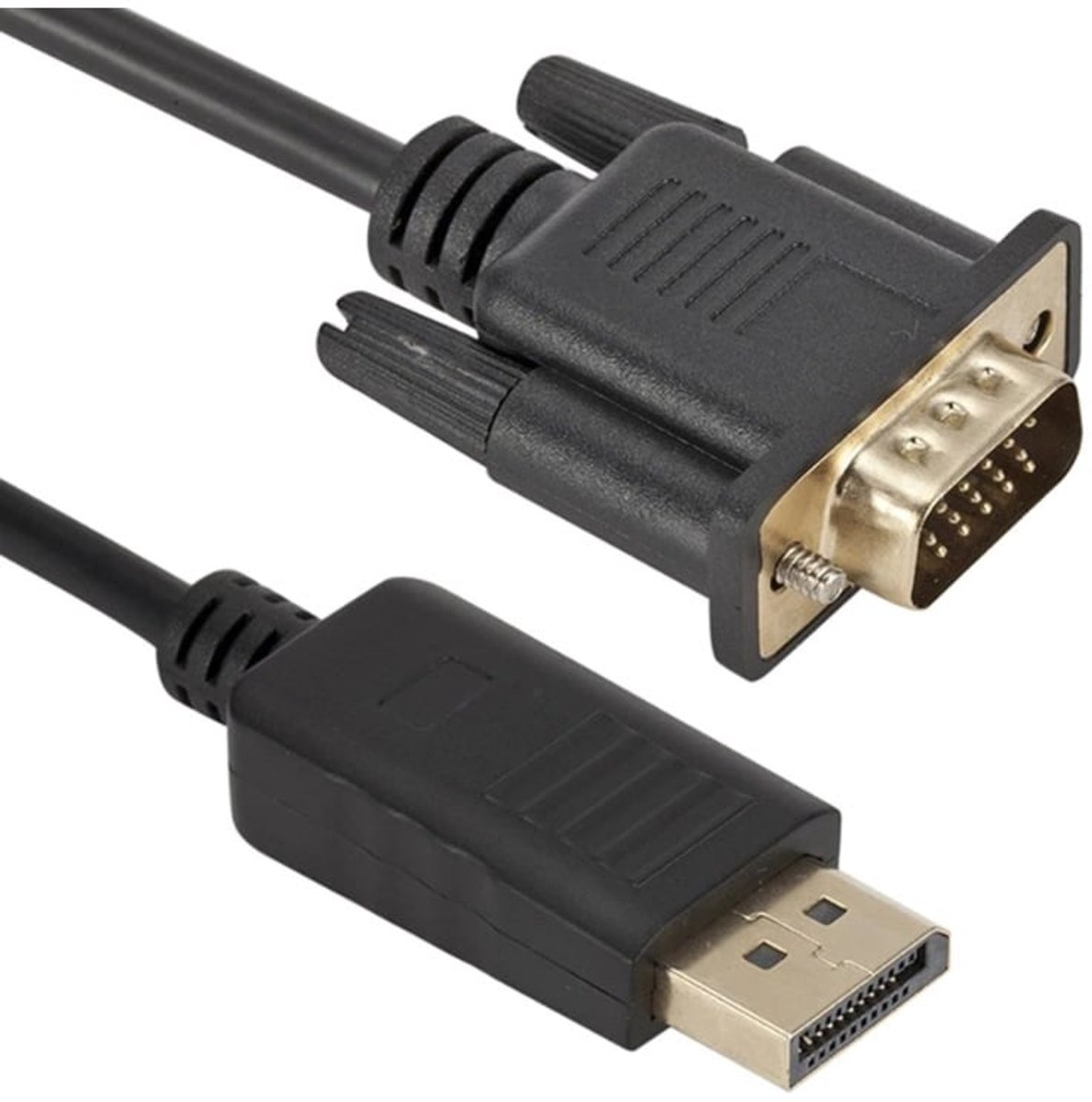 DisplayPort 1.1 naar VGA kabel / zwart - 1,5 meter