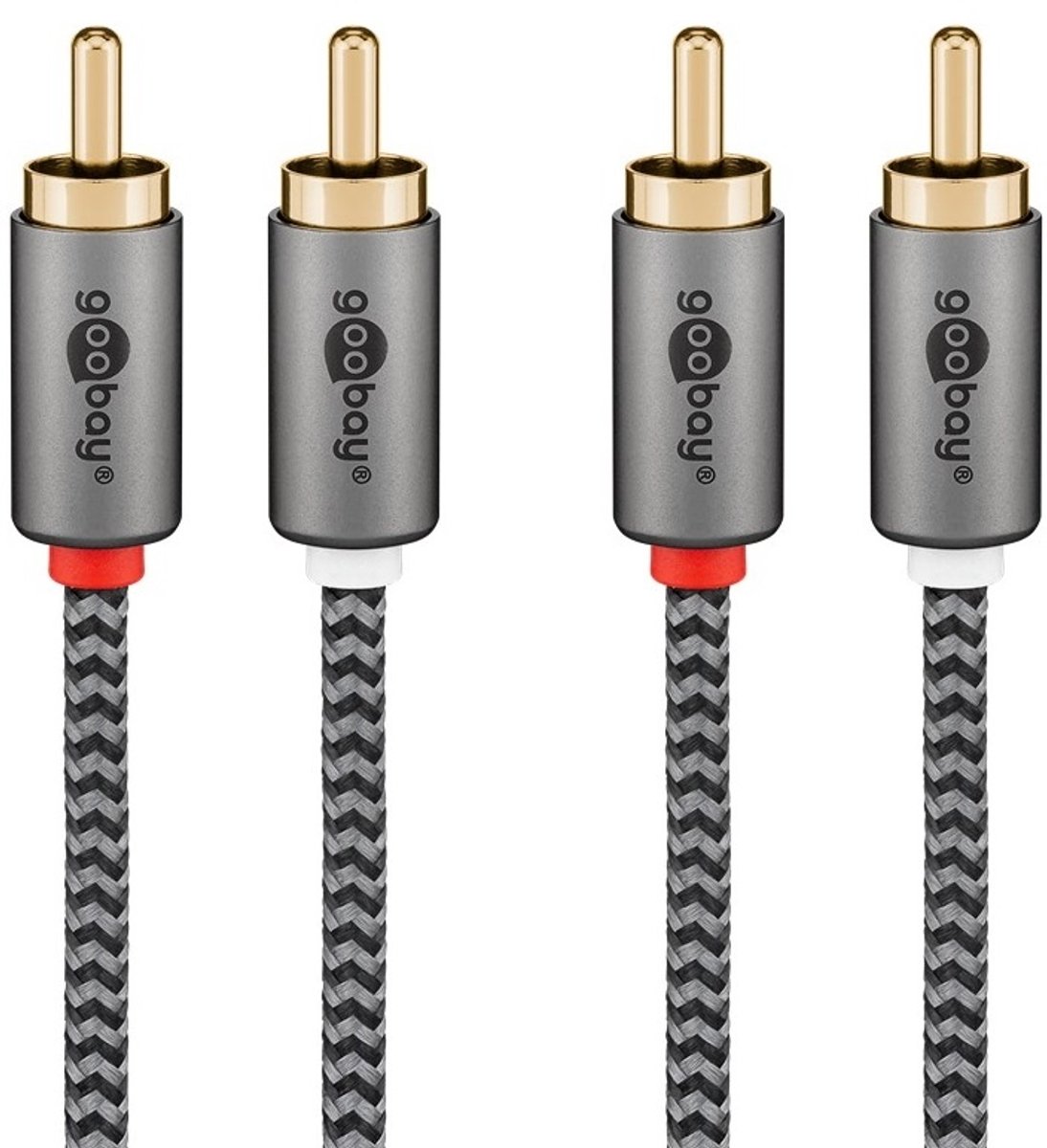 Goobay Plus Tulp stereo kabel | 0,50 meter