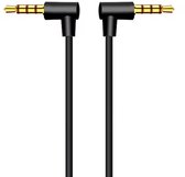 Câble jack 3,5 mm | perpendiculaire | 4 broches | plaqué or | 0 mètre