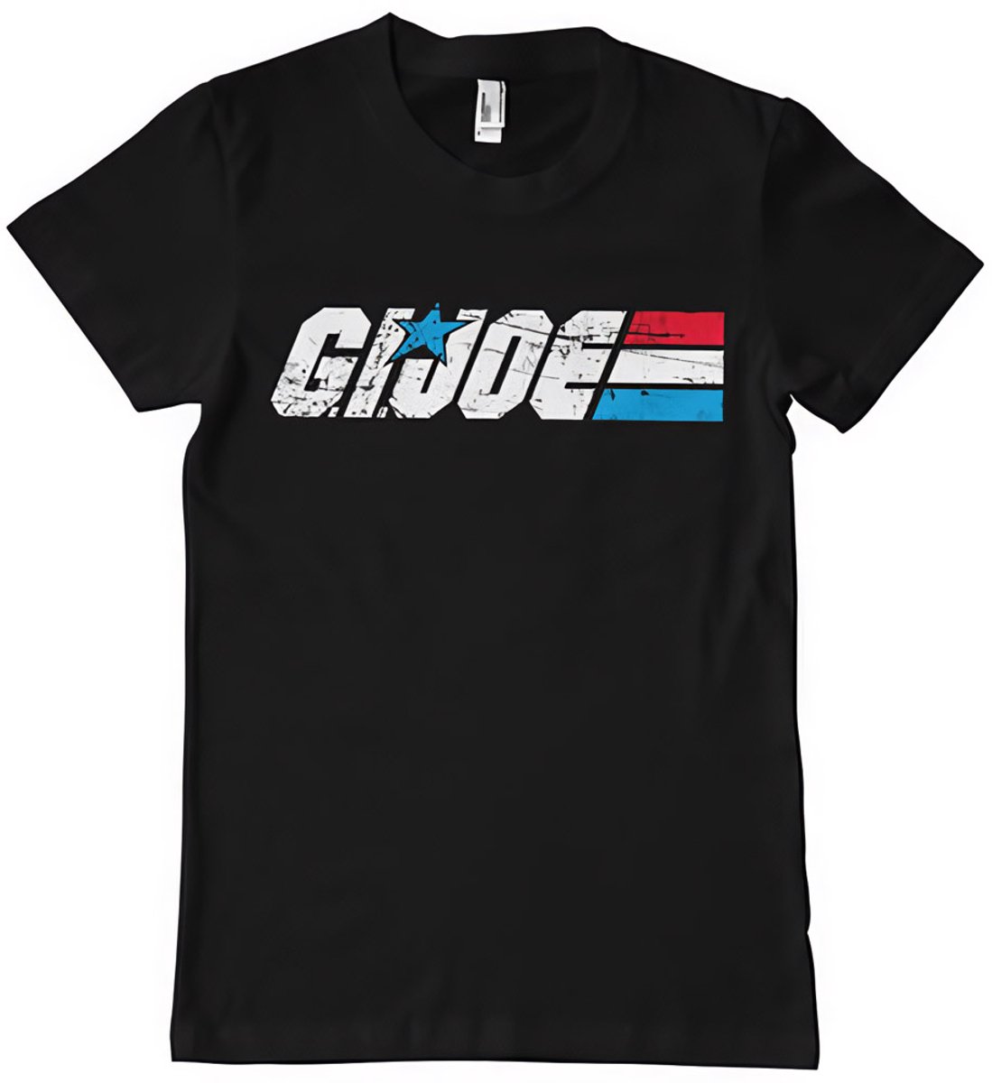 G.I. Joe Washed Logo T-Shirt Black-S