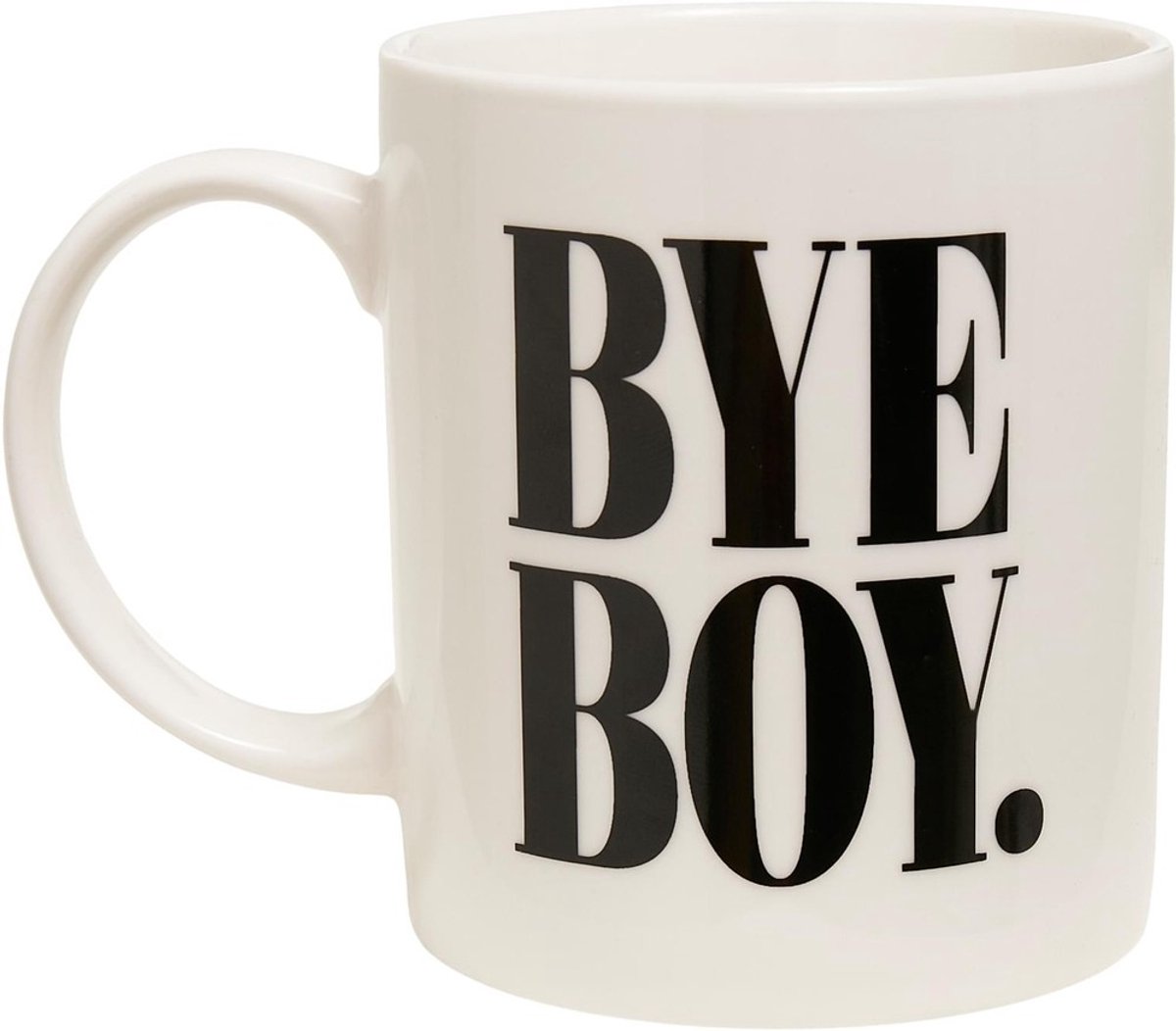 Mister Tee - Bye Boy Mok/beker - Wit