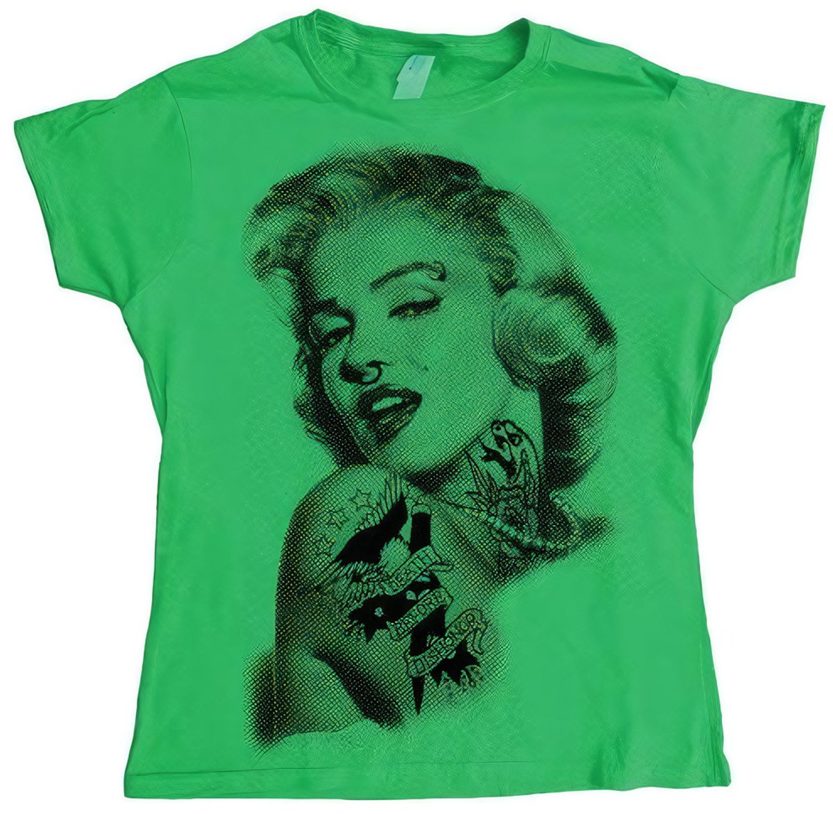 Marilyn Monroe Dames Got Attitude Girly T-shirt SH-5-15183-H15-10