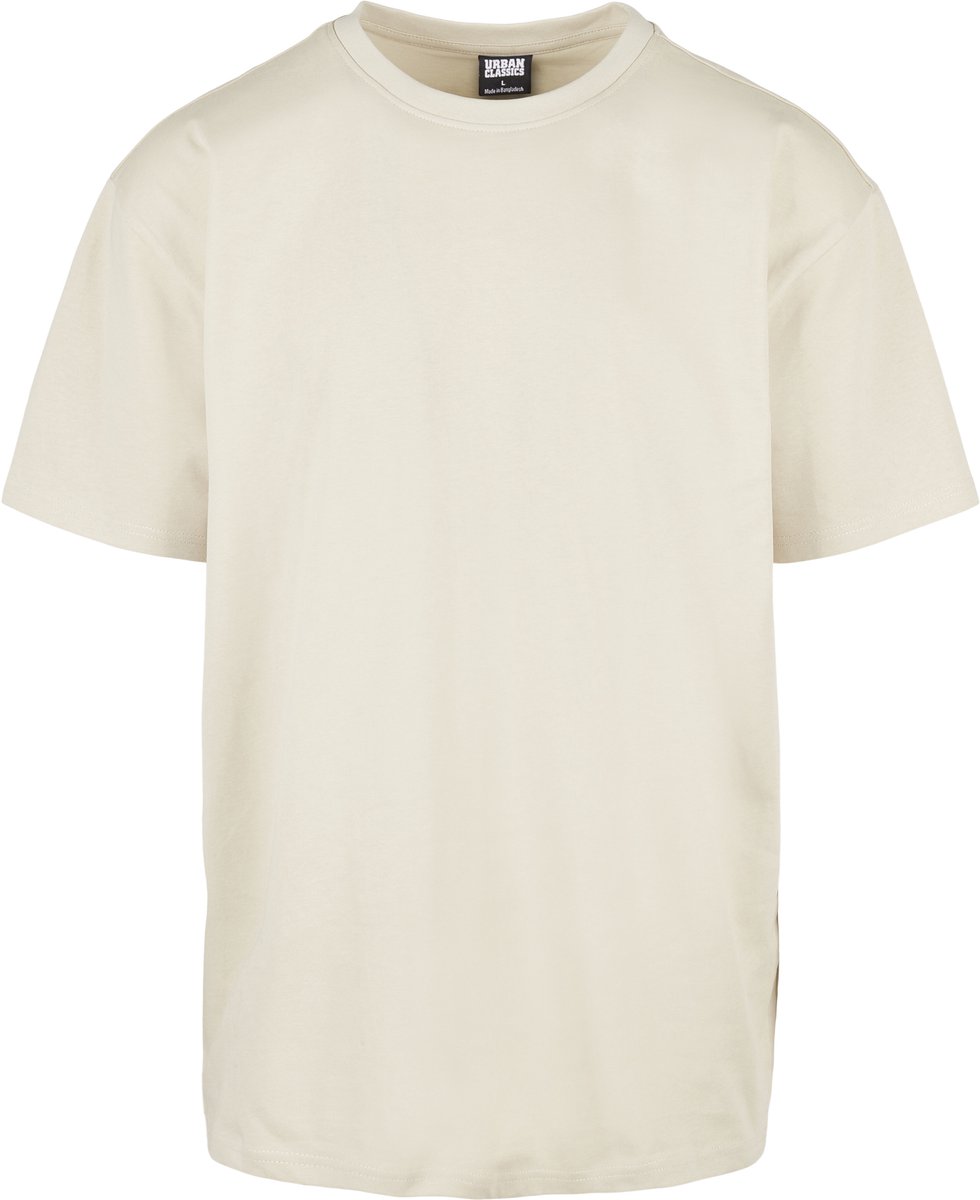 Urban Classics Heavy Oversized Heren T-shirt XL Creme