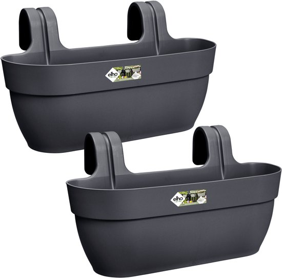 Elho Vibia Campana Easy Hanger L - Balkonbakken met Ophanging - 100% Gerecycled...