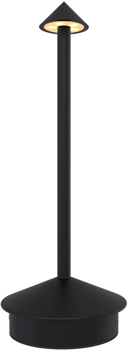 Lampe De Table LED Rechargeable Ledvion - Vert Sauge - Luminosité Et Température Réglables (2700K-5000K) - Batterie 2000mAh, USB-C - IP54 étanche - Pour Intérieur Et Extérieur