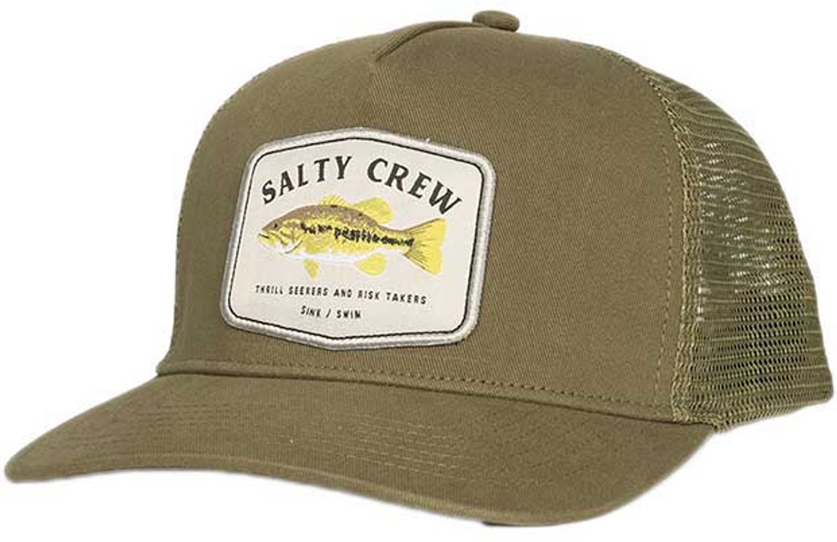 Salty Crew Bigmouth Trucker Pet Groen Man,Vrouw
