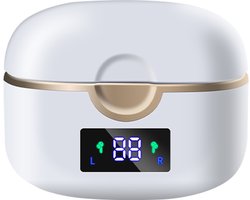 Draadloze Bluetooth 5.0-hoofdtelefoon met dubbele dynamische luidsprekers
