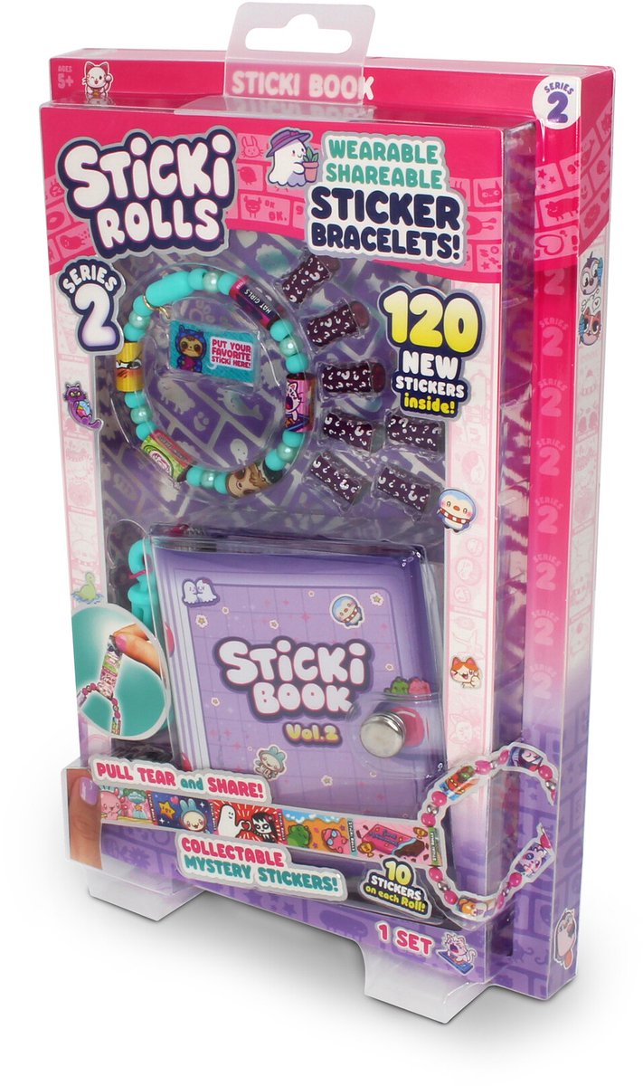 Sticki rolls stickerboek Wave 2 - stickerboek voor kinderen - verzamelen. — afbeelding 7
