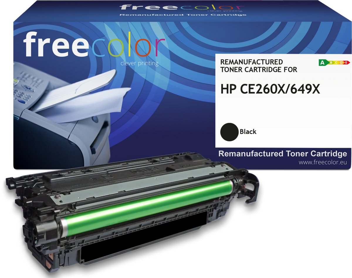 Freecolor - Vervangt HP 649X (CE260X) Toner - Zwart - 17.000 pagina's - Compatible