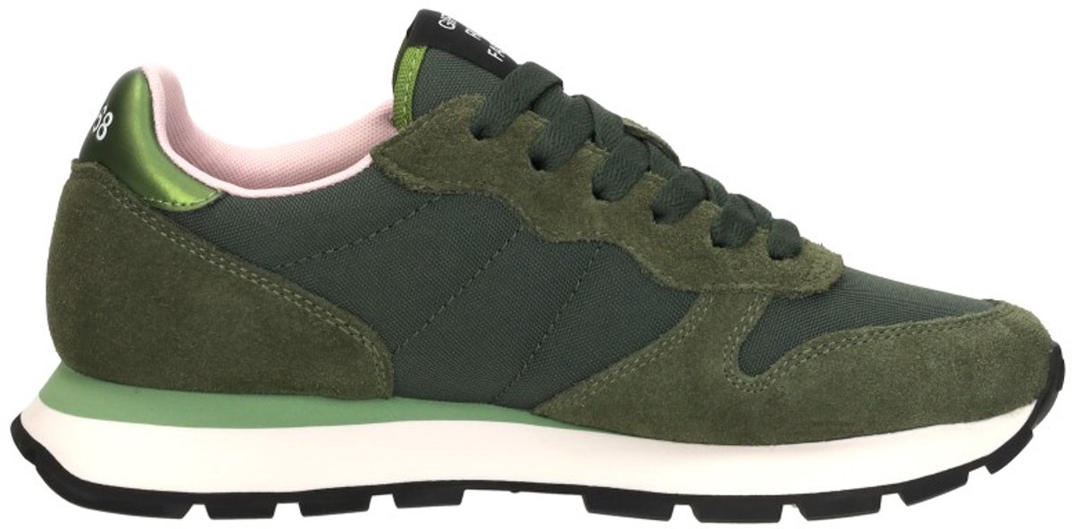 Sun68 Ally Solid Nylon Sneakers - Dames - Groen - Maat 36