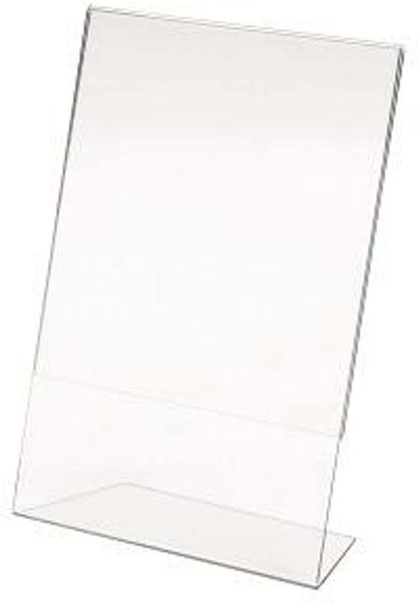 Lebez 7044 menuhouder Tafelbladhouder Transparant Acryl