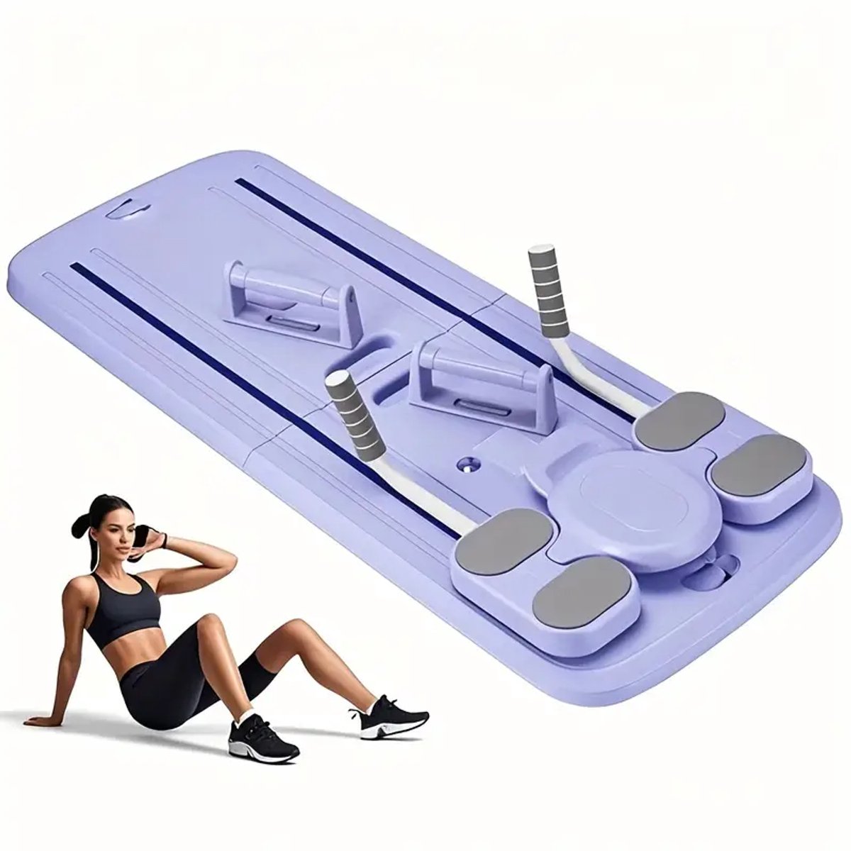 Pilates Board – Pilates Reformer – Opvouwbaar Multifunctioneel All-in-One Pilates Bord – Draagbare Vormgevingsset voor Thuis & Kantoor - Pilates - €44,99