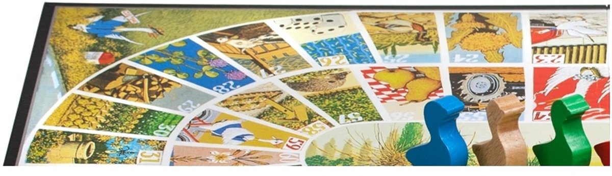 Tactic Selecta Reuze Ganzenbord - Bordspel - 52x68 cm - 6 grote houten ganzen - 2 dobbelstenen - Klassiek familiespel - 2-6 spelers - Vanaf 5 jaar — afbeelding 13