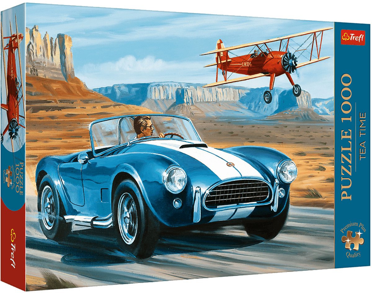 Trefl legpuzzel Tea Time The Desert Race 1000 stukjes premium kwaliteit.