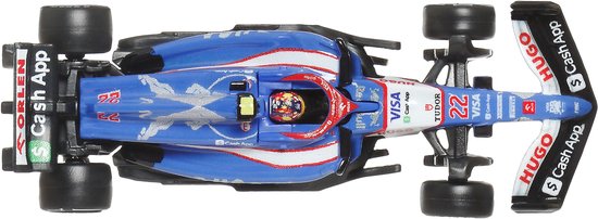 Hot Wheels Premium Metalen Formule 1 Verzamelbaar Speelgoed Raceauto - Yuki Tsunoda Equipe van Hot Wheels — afbeelding 3
