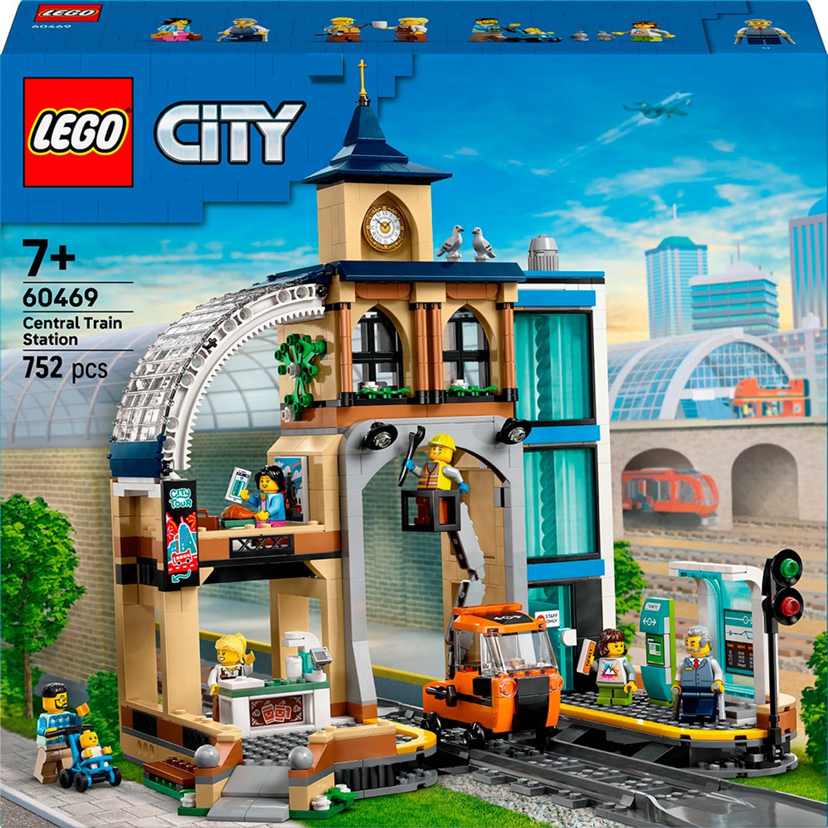 LEGO® City Centraal Station, Bouwspeelgoedset - 60469 — afbeelding 25