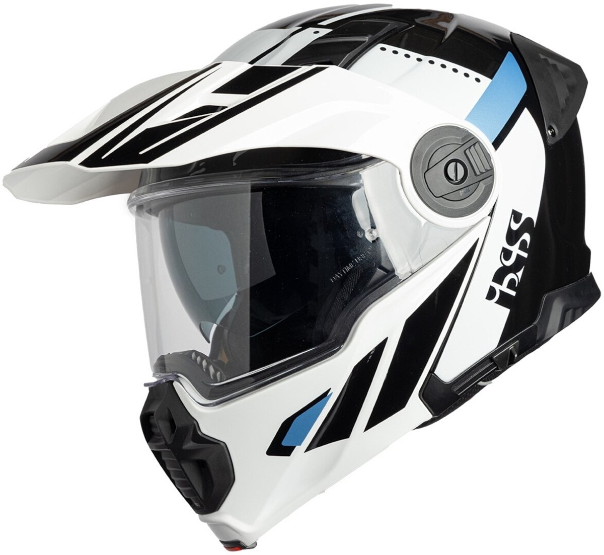 IXS Venture 1.0 Wit Zwart Blauw Systeemhelm - Helm