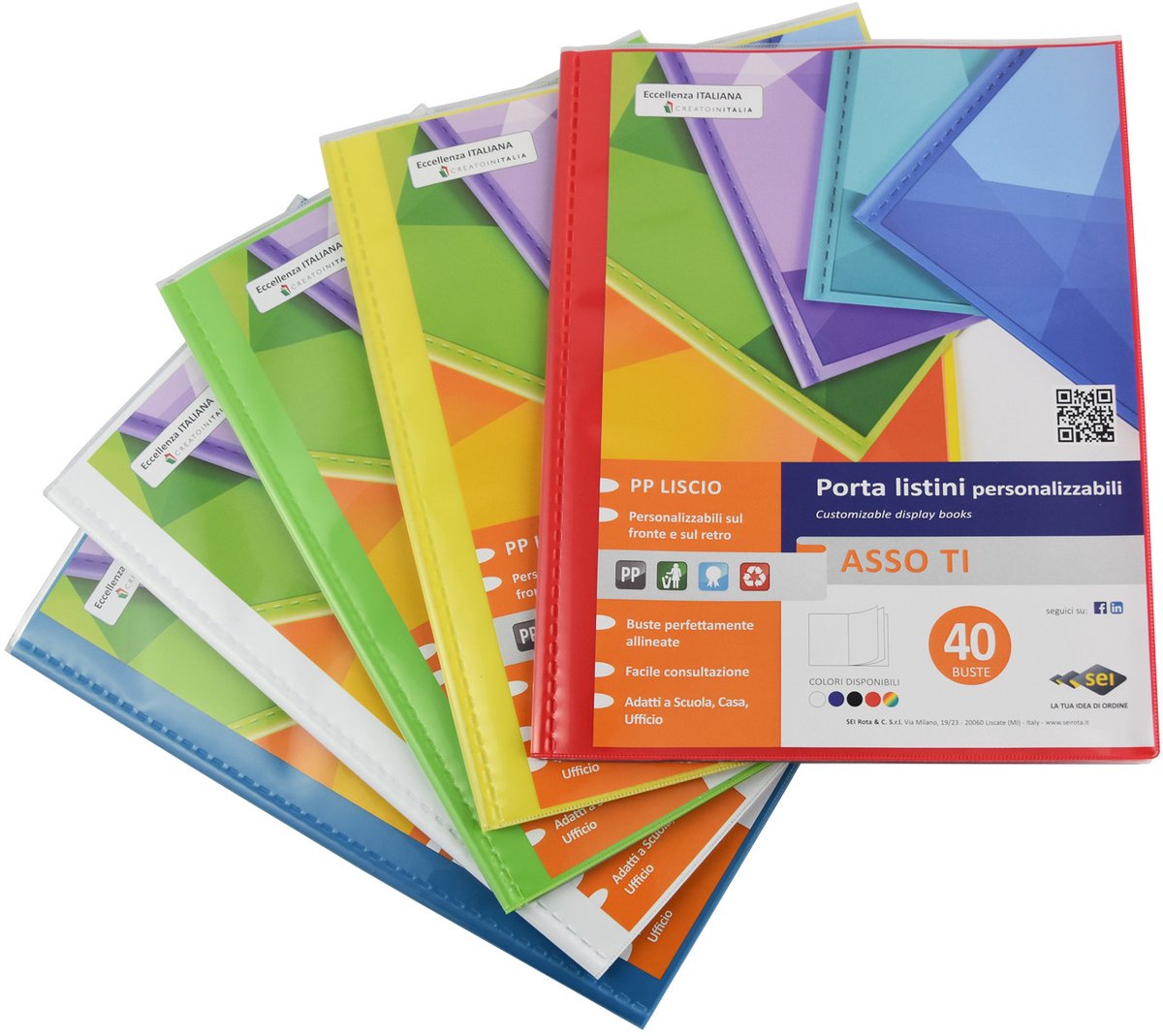 SEI Rota 572240 stofklepmap Polypropyleen (PP) Wit