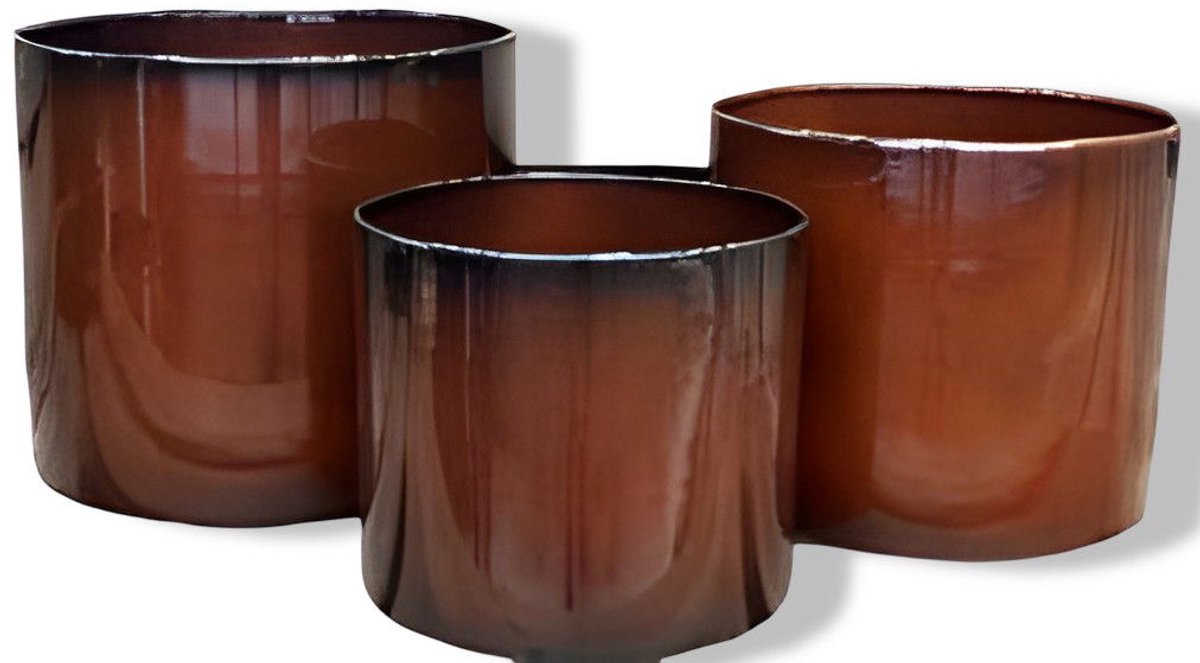 Buitengewoon de boet - Pot Cylinder Vibrant Bruin L