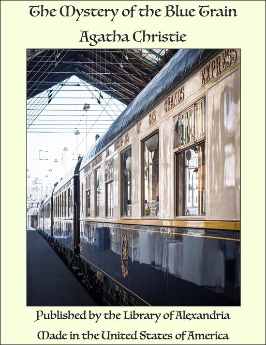 The Mystery of the Blue Train - cover