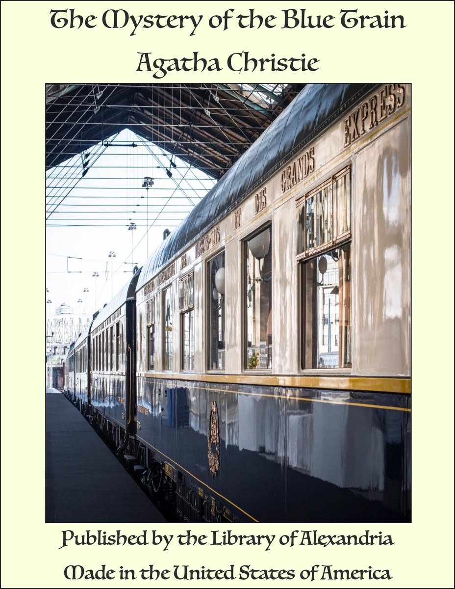 Omslag van The Mystery of the Blue Train