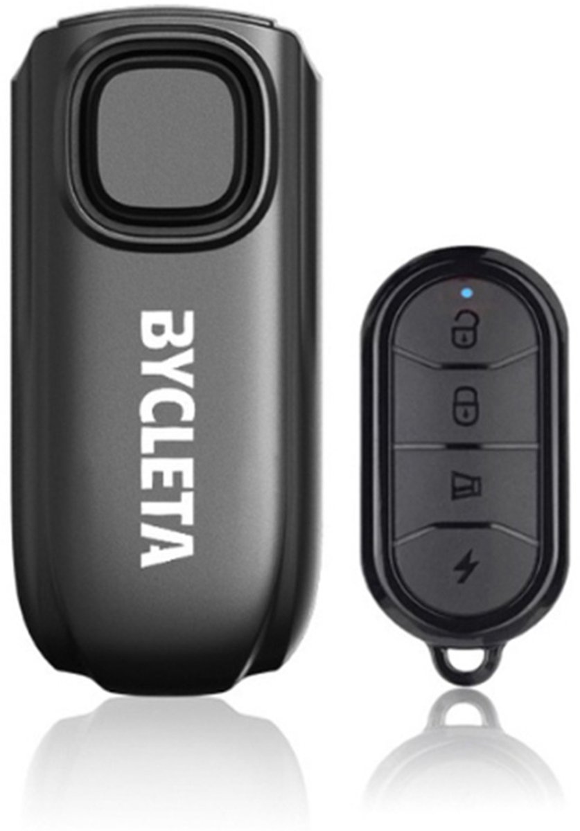 Bycleta Alarm voor Fatbikes & Fietsen - fatbike-alarm - fietsalarm - IP65 Waterdicht - krachtig alarm tot 113 dB - draadloos met afstandsbediening