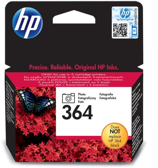 HP 364 - Fotocartridge / Zwart