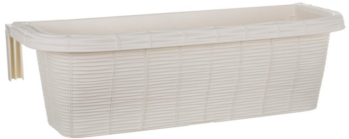 Bama Fioriera Bloem-Balkonbak 60x20x18.5 cm Wit