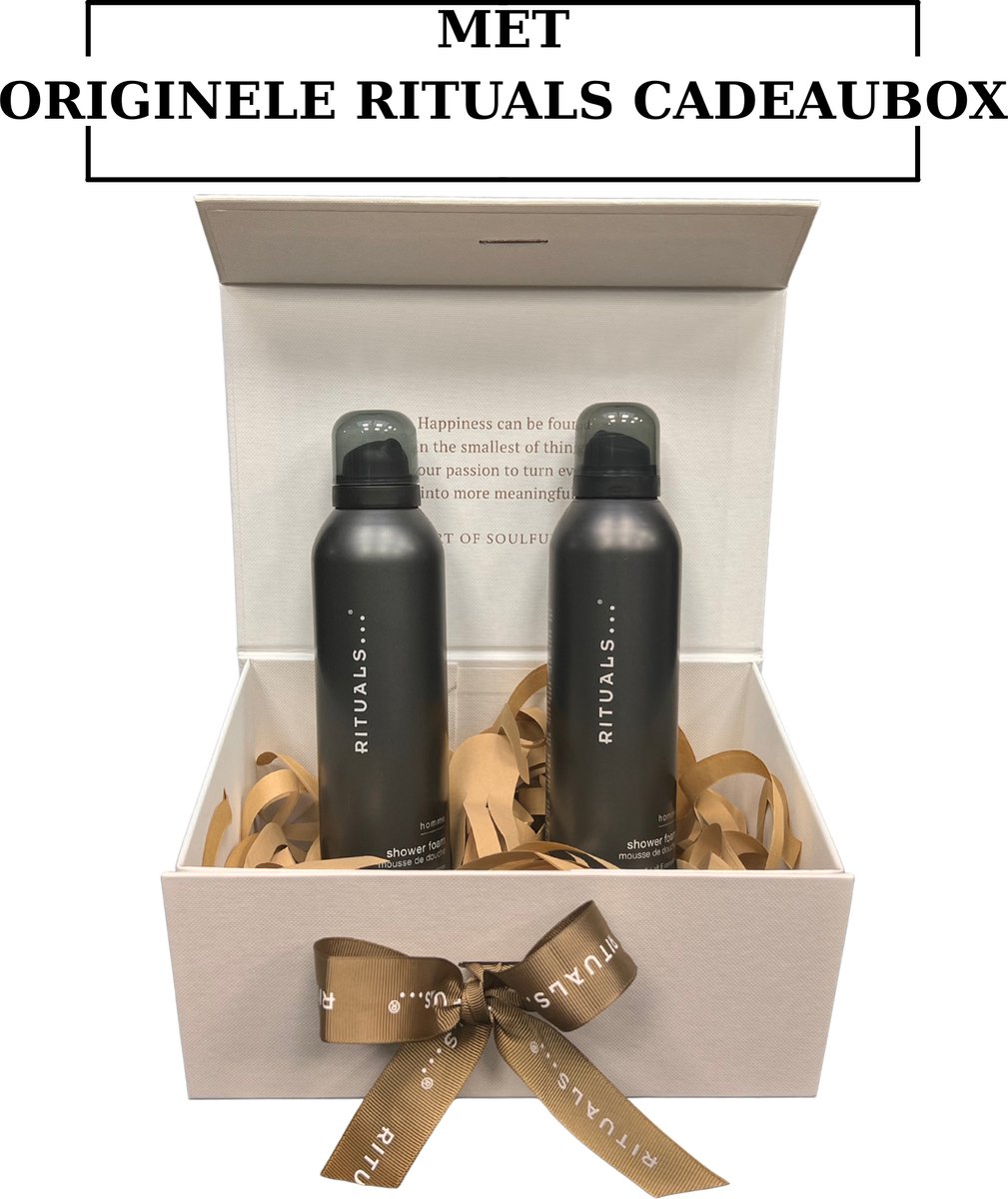 Rituals - Homme - Geschenkset - 2X Shower Gel a 200 ml = 400 ml in Originele RITUALS Cadeaubox - Douchegels - Doucheschuim