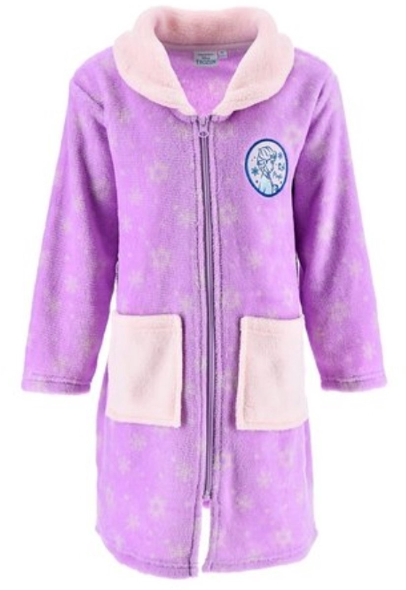 Disney Frozen Badjas Purple Fleece Maat 98