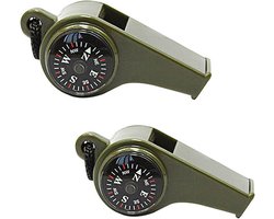 2 stuks - Alarm - Openlucht Uitrusting - Survival -voor Wandelen Varen Sport Redden Kamperen