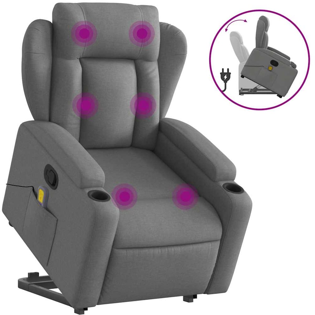 vidaXL Verstelbare Sta-op-massagestoel (EAN: ...9838)