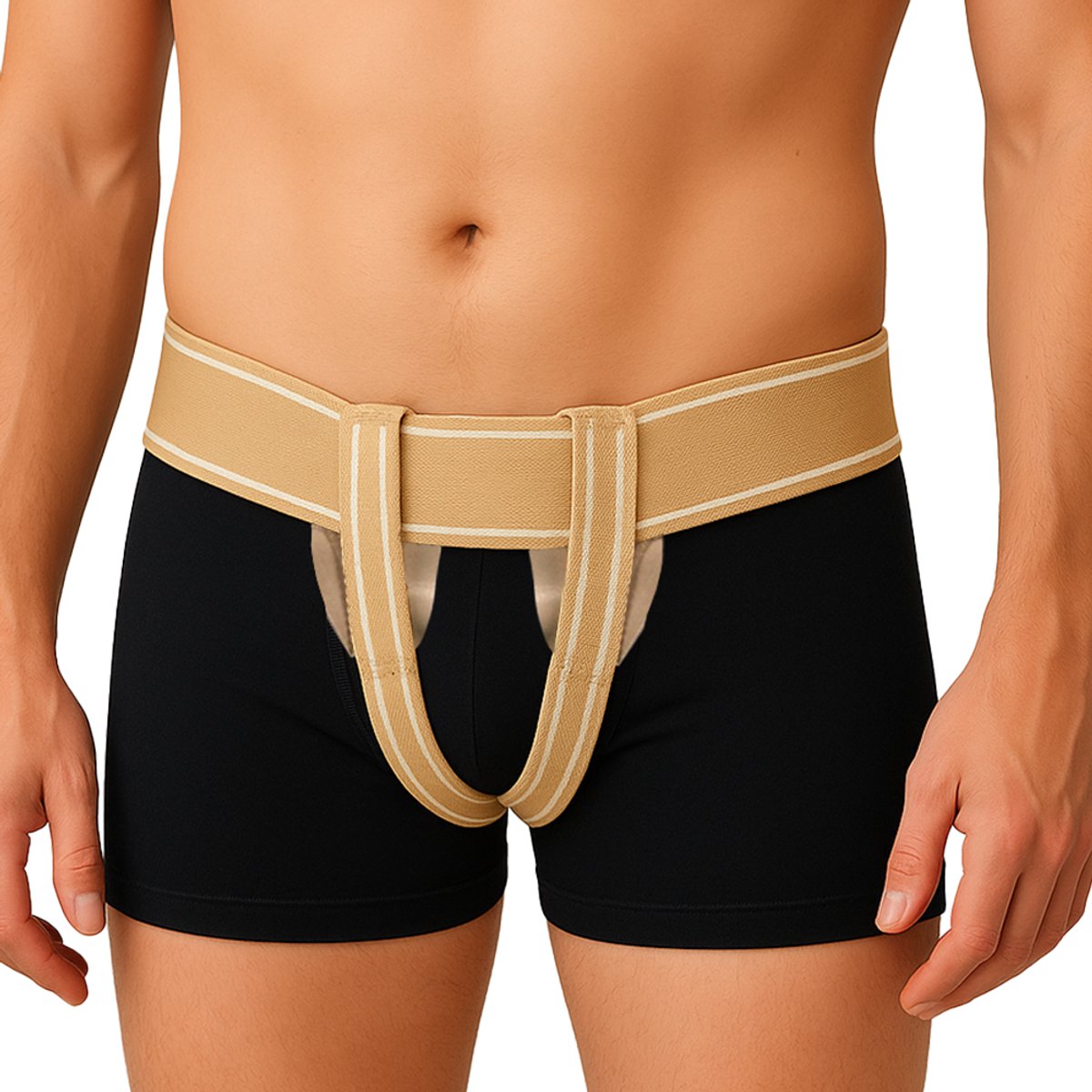 Hernia Liesbreukband - Medical Brace - Dubbele breukband - Anatomisch ontworpen drukpunten - Universele maat