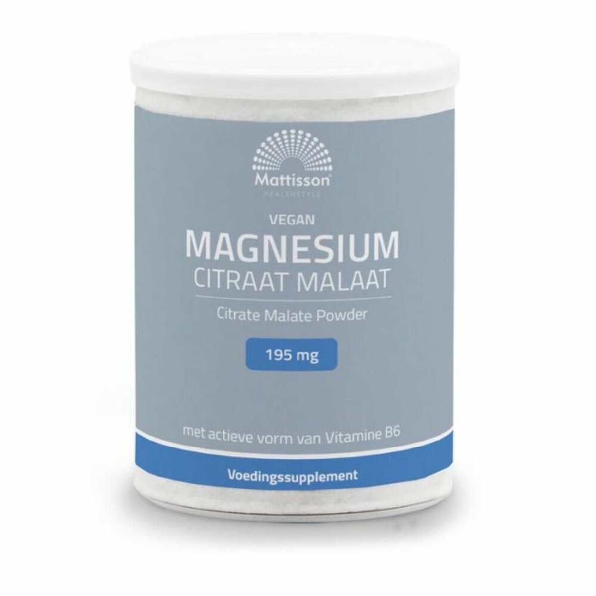 Mattisson - Magnesium Citraat Malaat Poeder - 2 x 125 gr - Voordeelverpakking