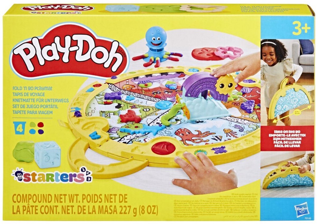 Play-Doh Opvouw en Meeneem Speelmat - Boetseerklei - 4 Play-Doh potjes - Eenvoudig op te bergen - Knutselen voor kinderen — afbeelding 18
