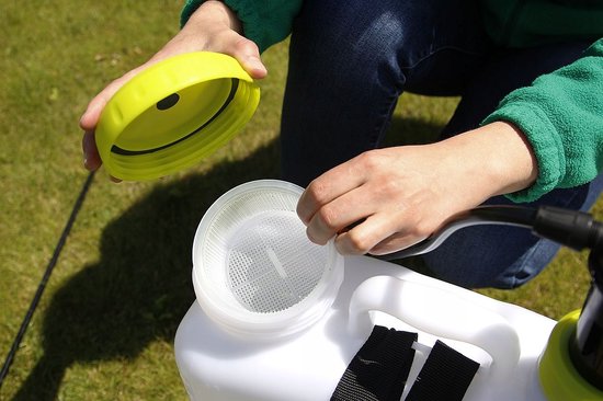 Bradas Rugzak Druksproeier 16 L - Gifspuit - Drukspuit - Vernevelspuit - Onkruidspuit - 60 cm Gebogen Spuitstuk van Merkloos	 — afbeelding 2