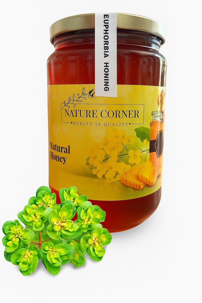 Euphorbiahoning | Euphorbia Honey | Miel d’Euphorbe | عسل الجيجان (Djidjan) – 100% Puur & Natuurlijk | Rauw & Onverhit | 450g