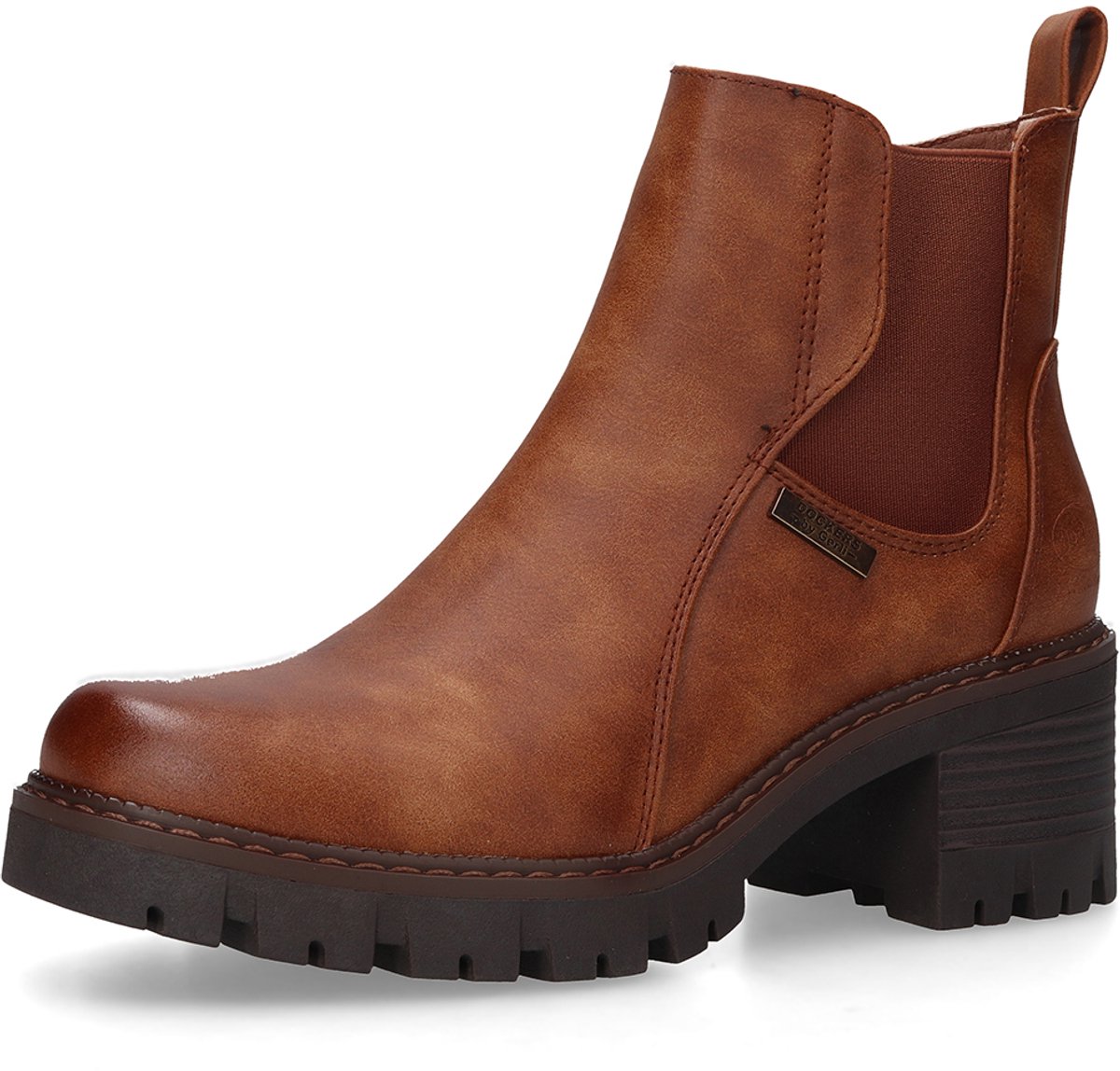 Dockers by Gerli Dames Enkellaars Boots 57OX203-610-470 cognac