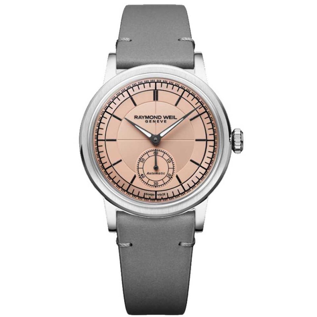 Raymond Weil Millesime 2130-STC-80001 Horloge - Leer - Grijs - Ø 35 mm