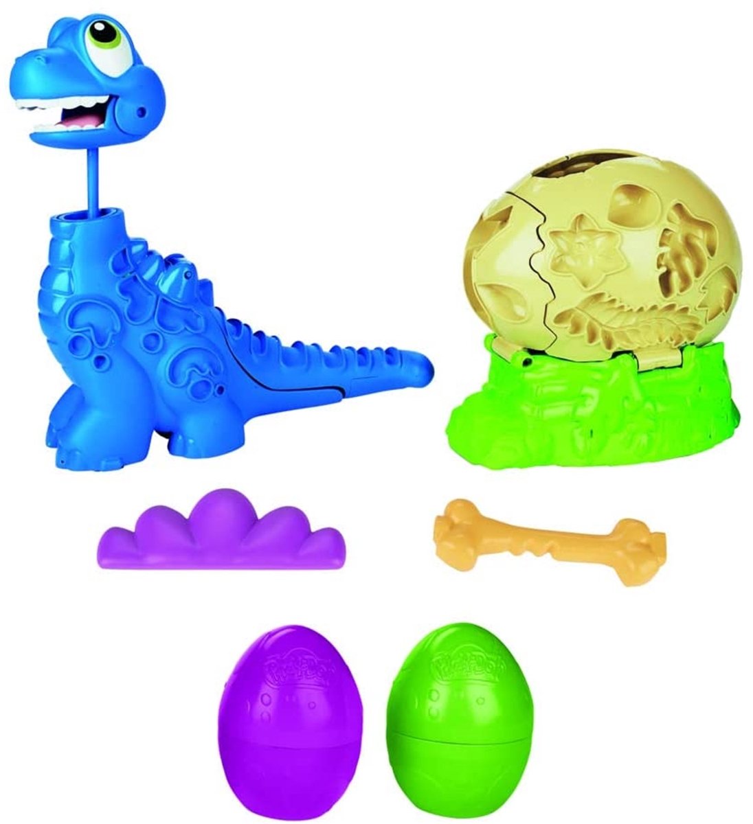Play-Doh Dino Crew Langnek Bronto - Klei Speelset — afbeelding 6