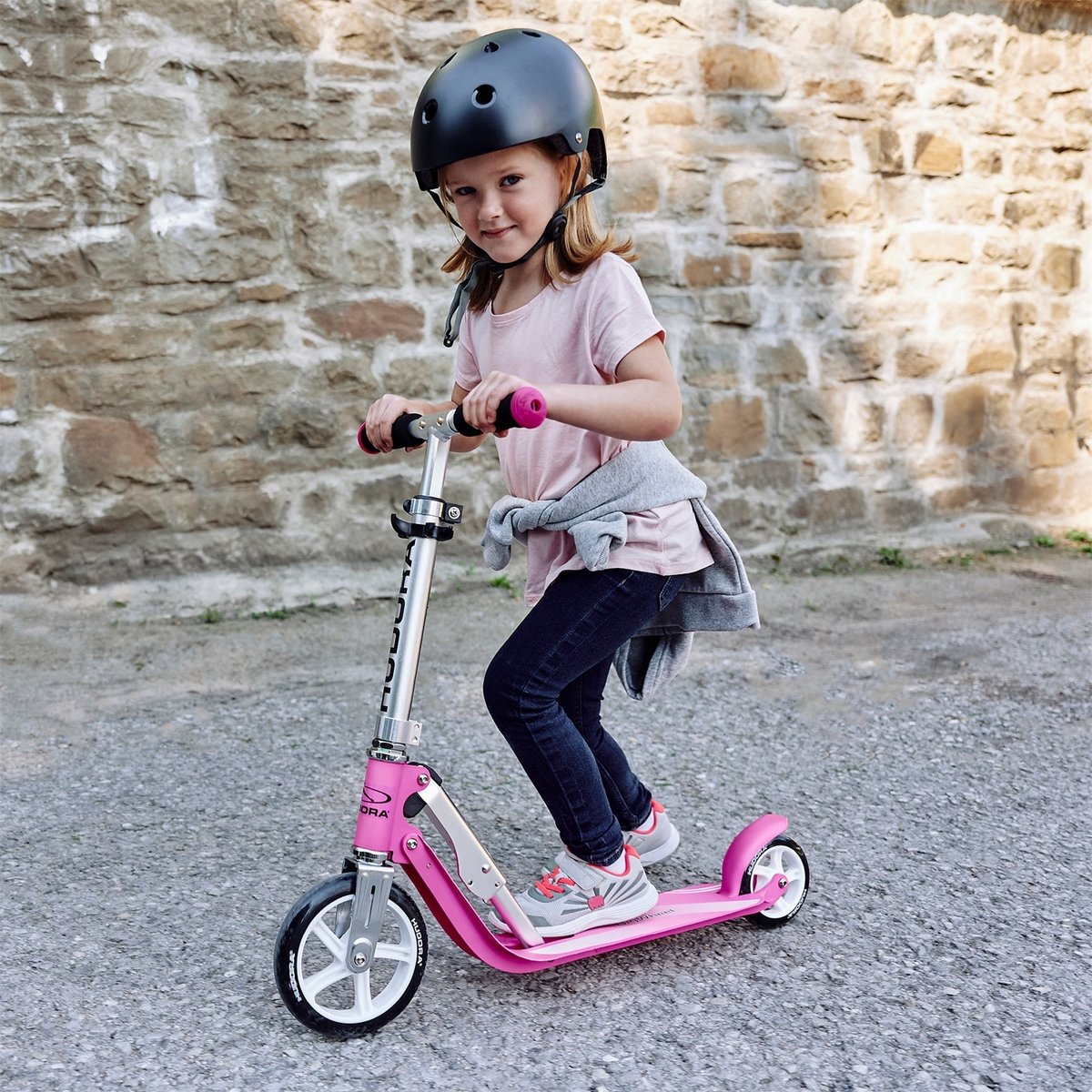 Hudora Little Big Wheel Scooter Step - Magenta