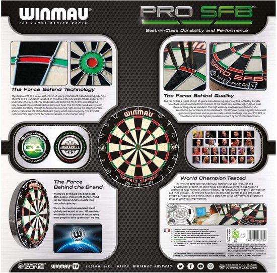 Winmau Pro SFB dartbord